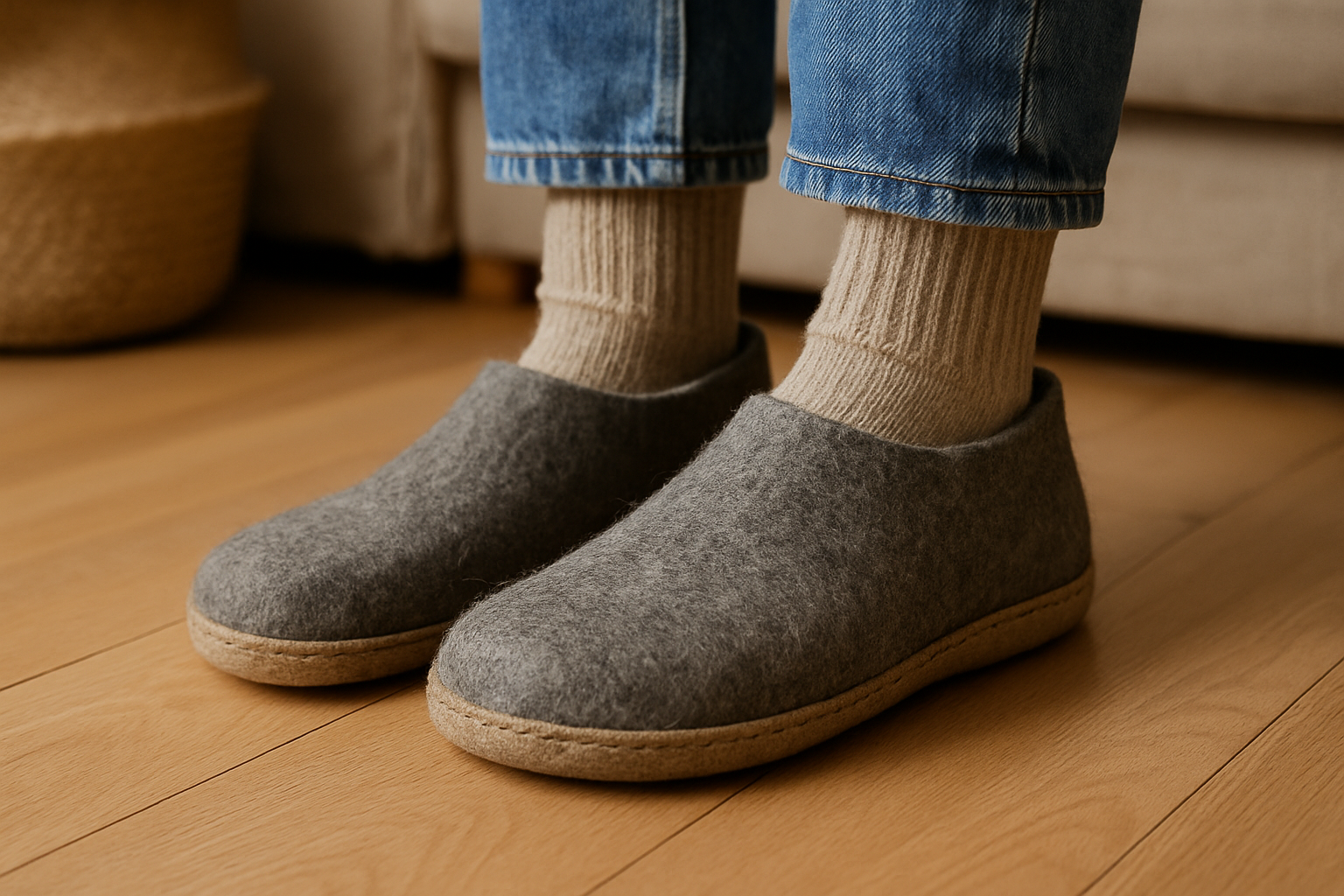 Slow-Fashion Aus Europa: Handgemachte Filzhausschuhe Aus Estland