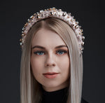 High Headband Abby with Swarovski and Preciosa Crystals