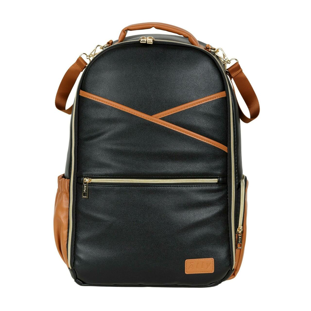 Large Diaper Backpack โ Black Coffee