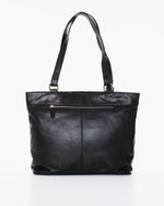 Leather Shoulder Bag NK2028 - Black