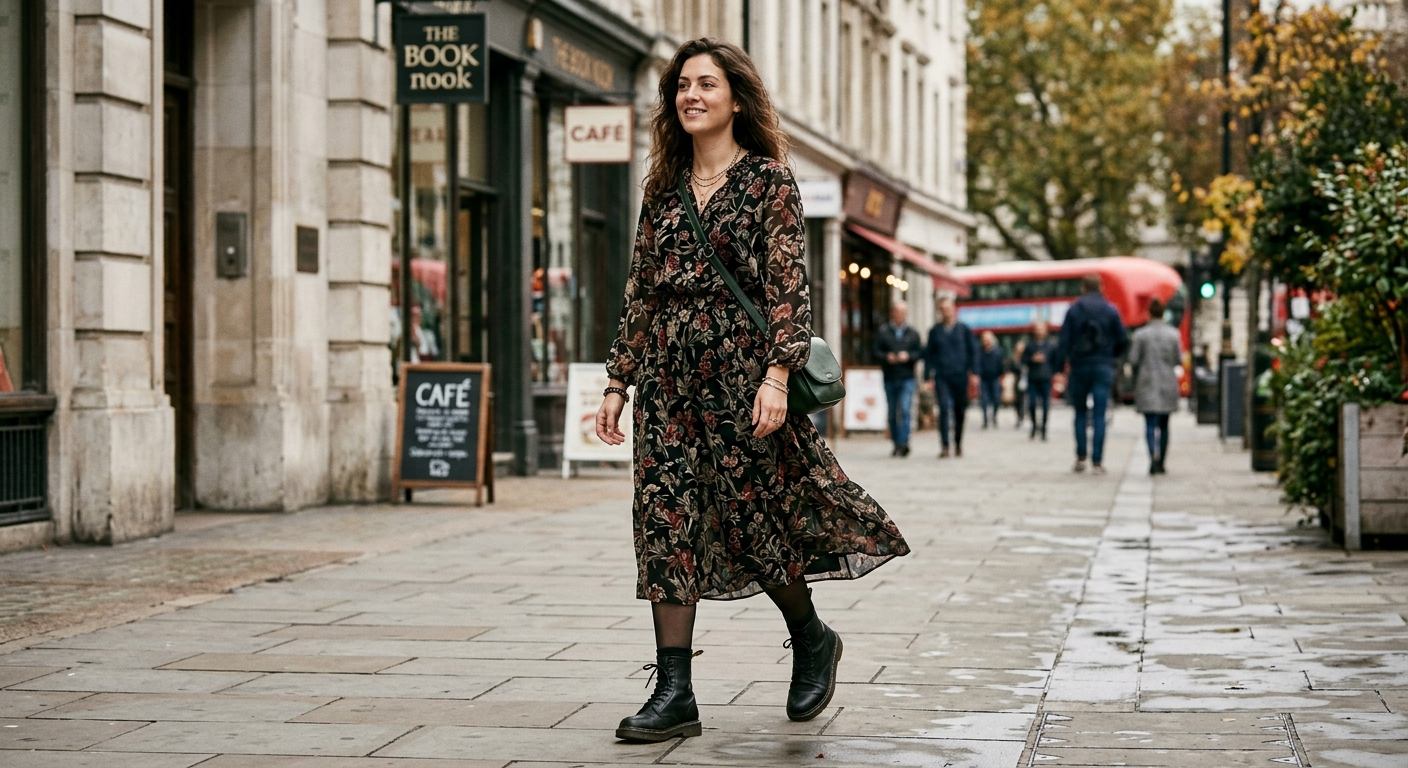  Style Combat Boots with a Dress