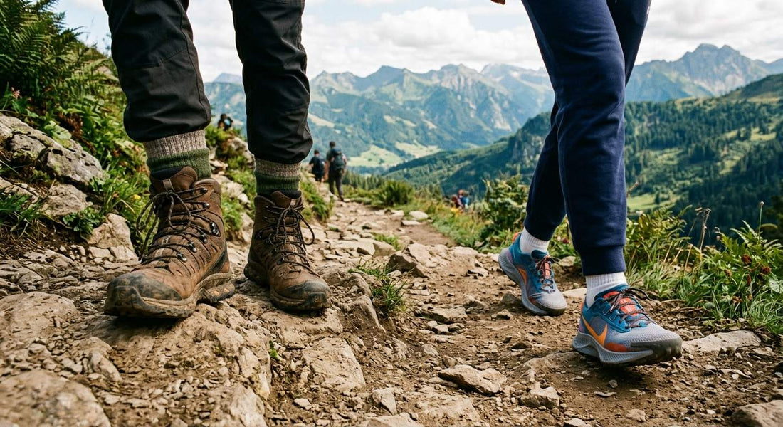 Hiking Boots vs Sneakers
