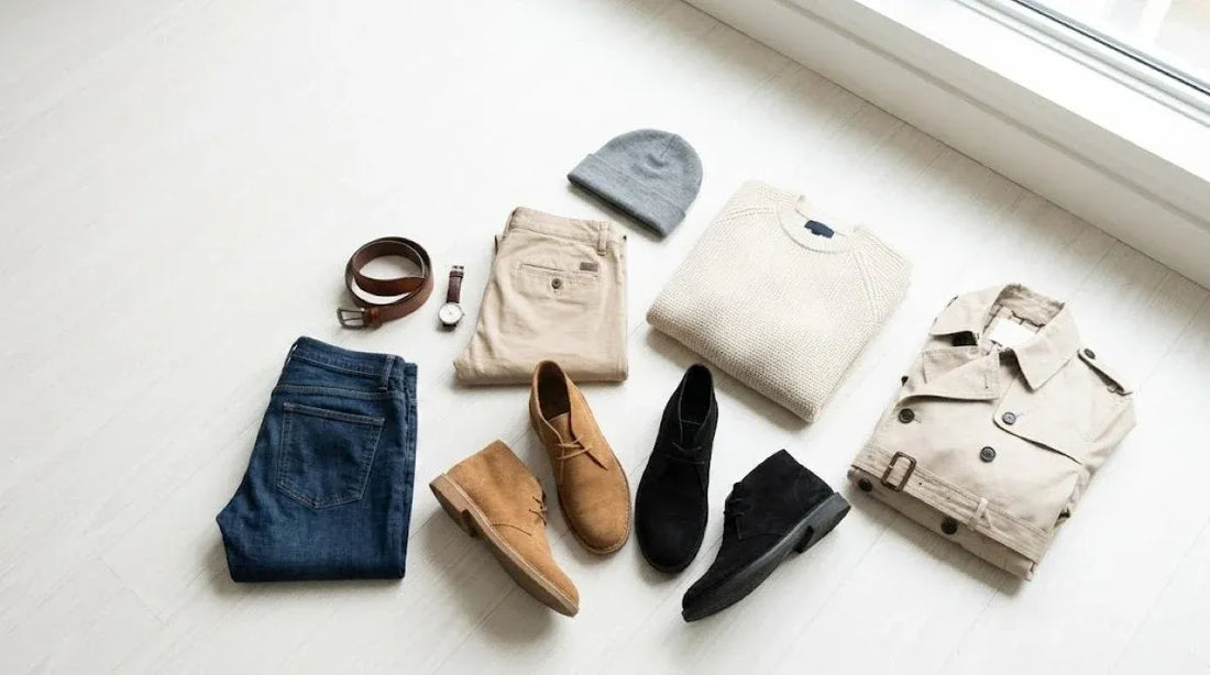 how to style desert boots for men and women with casual and smart casual outfits