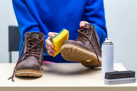 how to clean hiking boots step by step guide UK muddy boots cleaning