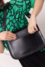 ASTORIA handbag - Black Suede