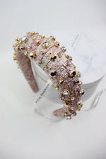 High Headband Abby with Swarovski and Preciosa Crystals