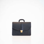 Leather Briefcase No. 99 - Black