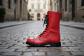 516, auch bekannt als High Aviator Boots – Rot