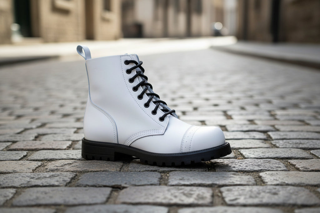 517, auch bekannt als Aviator Boots – Weiß