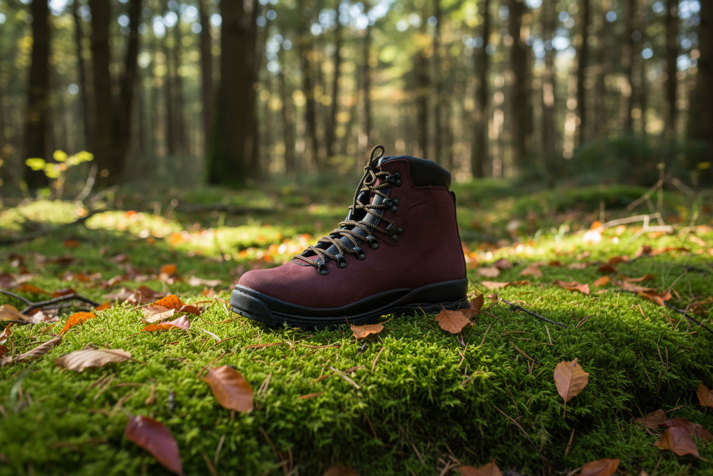 5531 Botas de montaña burdeos