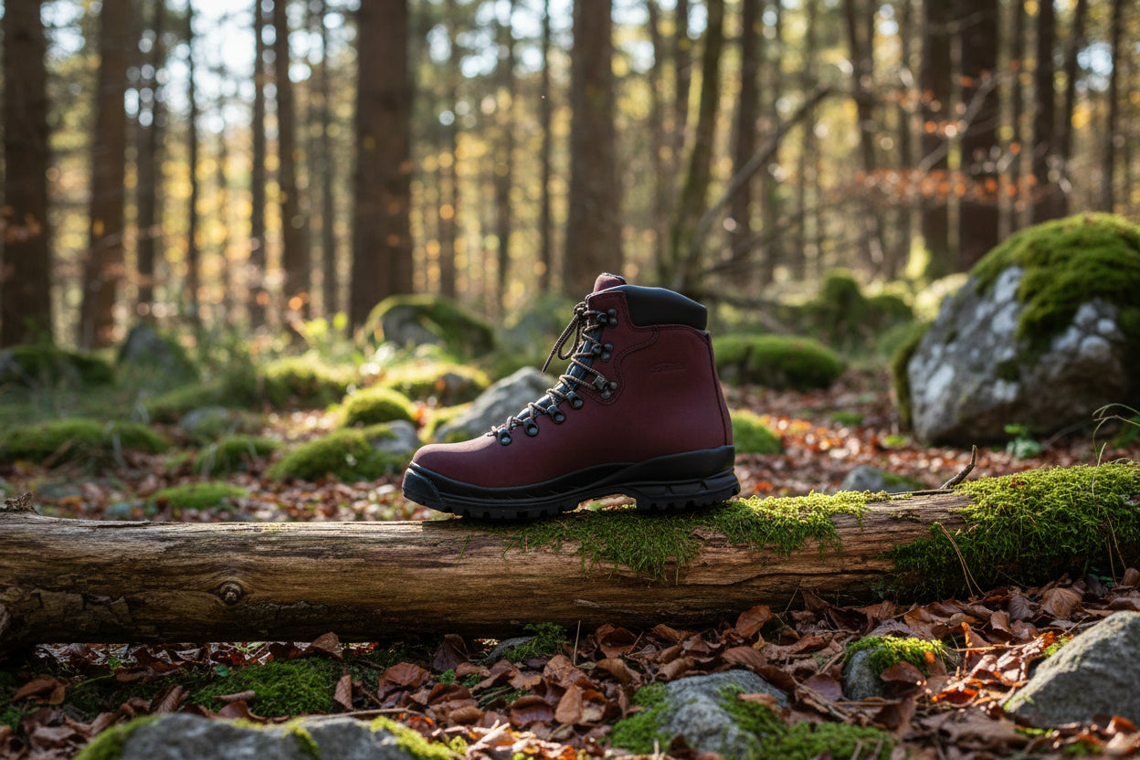 5531 Botas de montaña burdeos