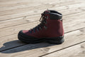 553P Botas de montaña burdeos