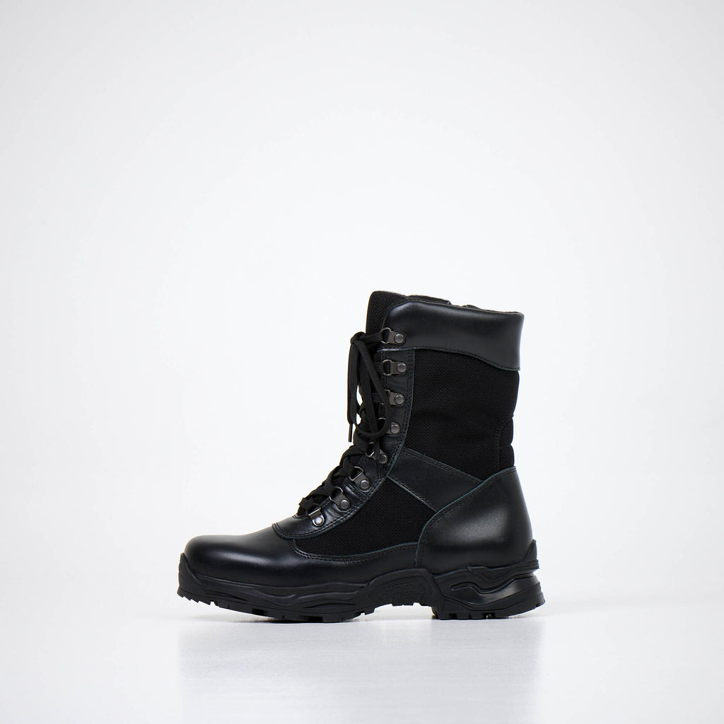590 Wüstenstiefel mit Reißverschluss – Schwarz