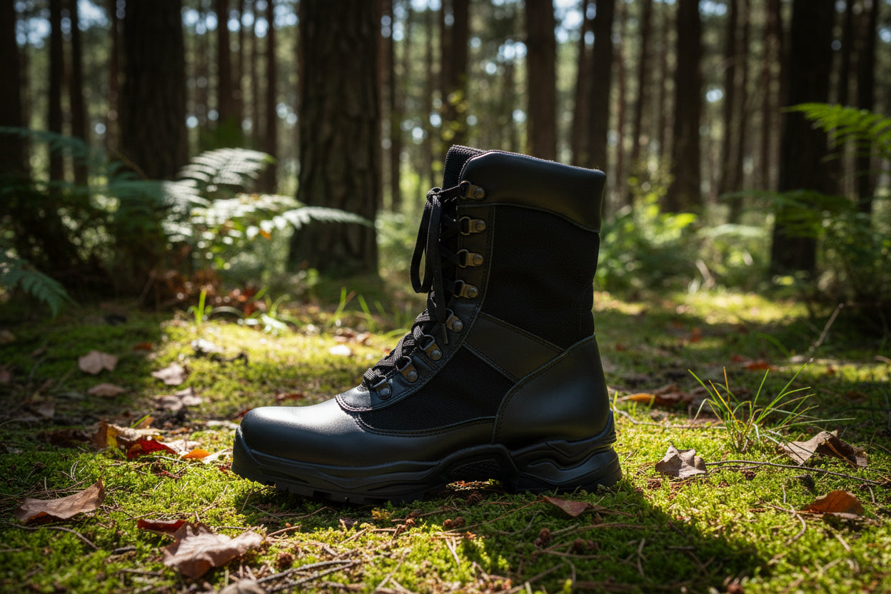 Botas Desert 590 con Cremallera - Negro