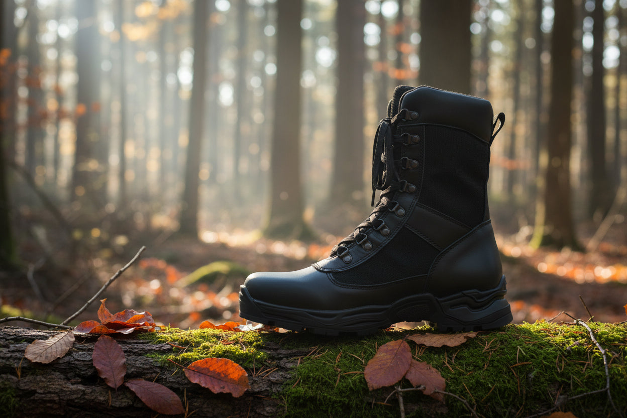 Botas Desert 590 con Cremallera - Negro