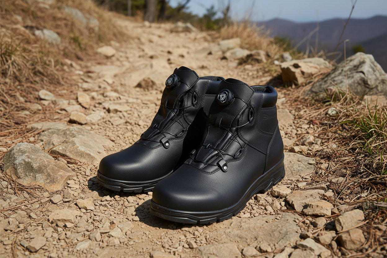 614278100 Botas impermeables con cierre de cabrestante