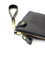 POUCH Wallet - Black with Golden details