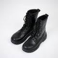 749402100 Stivali in pelle con suola Vibram
