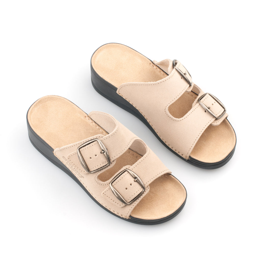 Anne Healed Sandalen - Beige