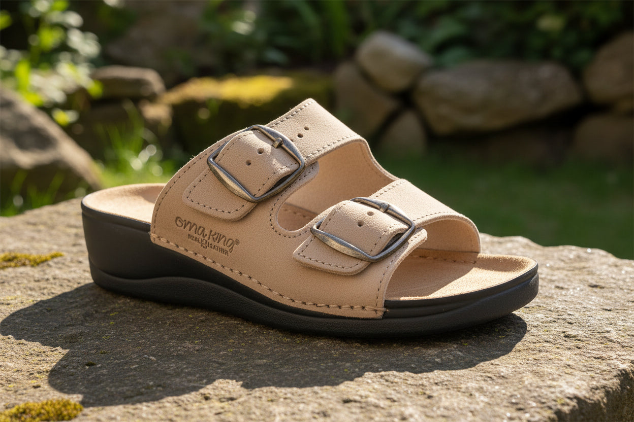 Sandalias Anne Curadas - Beige