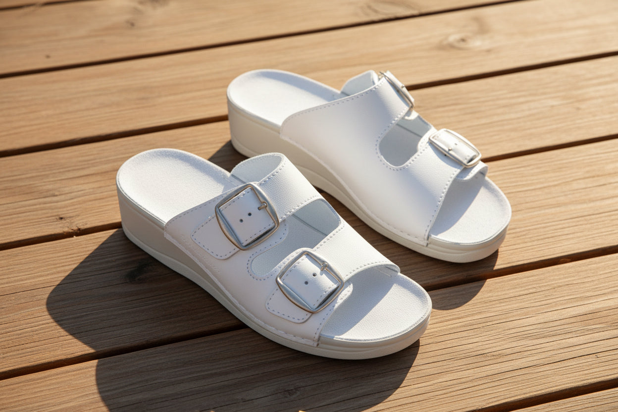 Sandalias Anne Curadas - Blanco