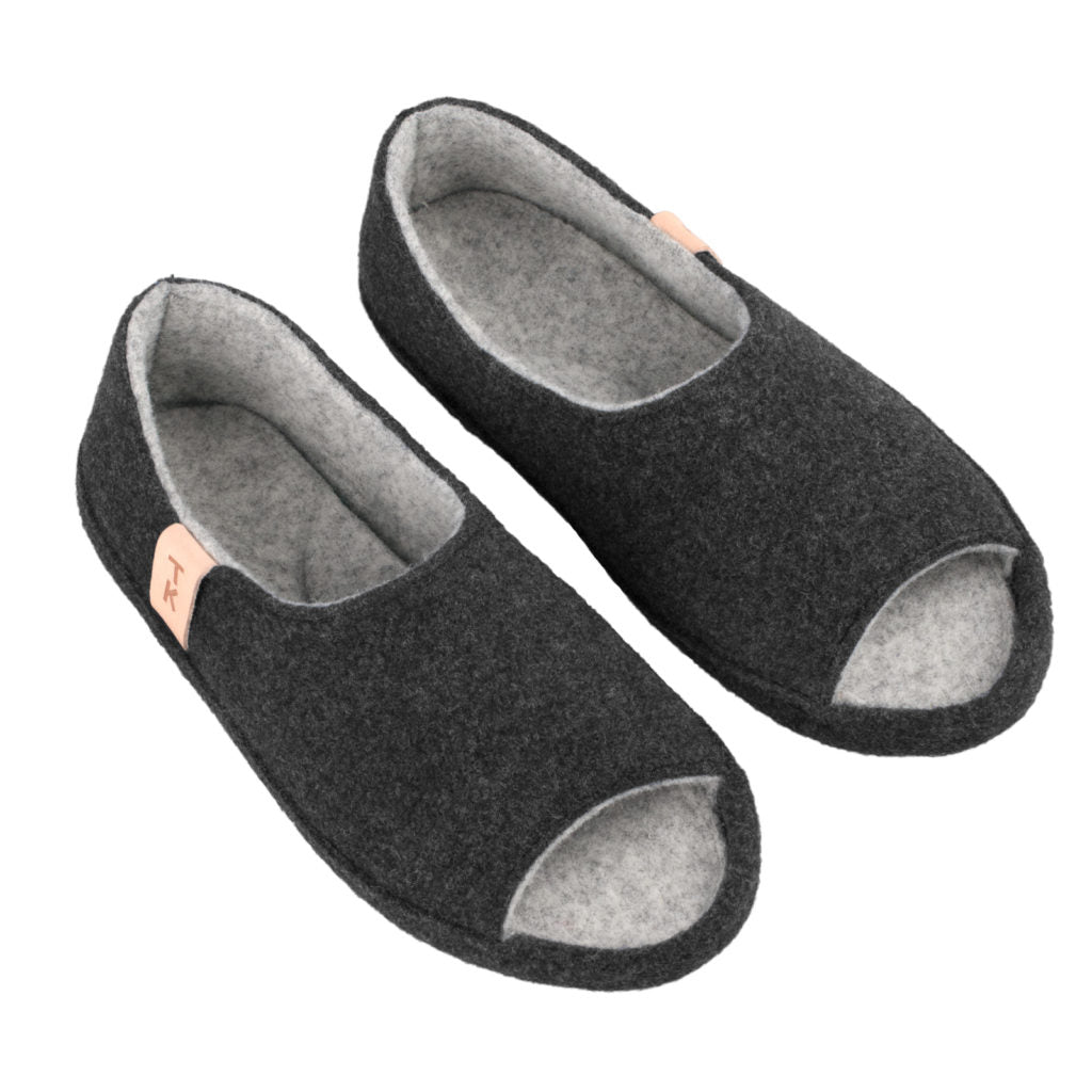 Pantuflas TOKU Bern - Gris oscuro