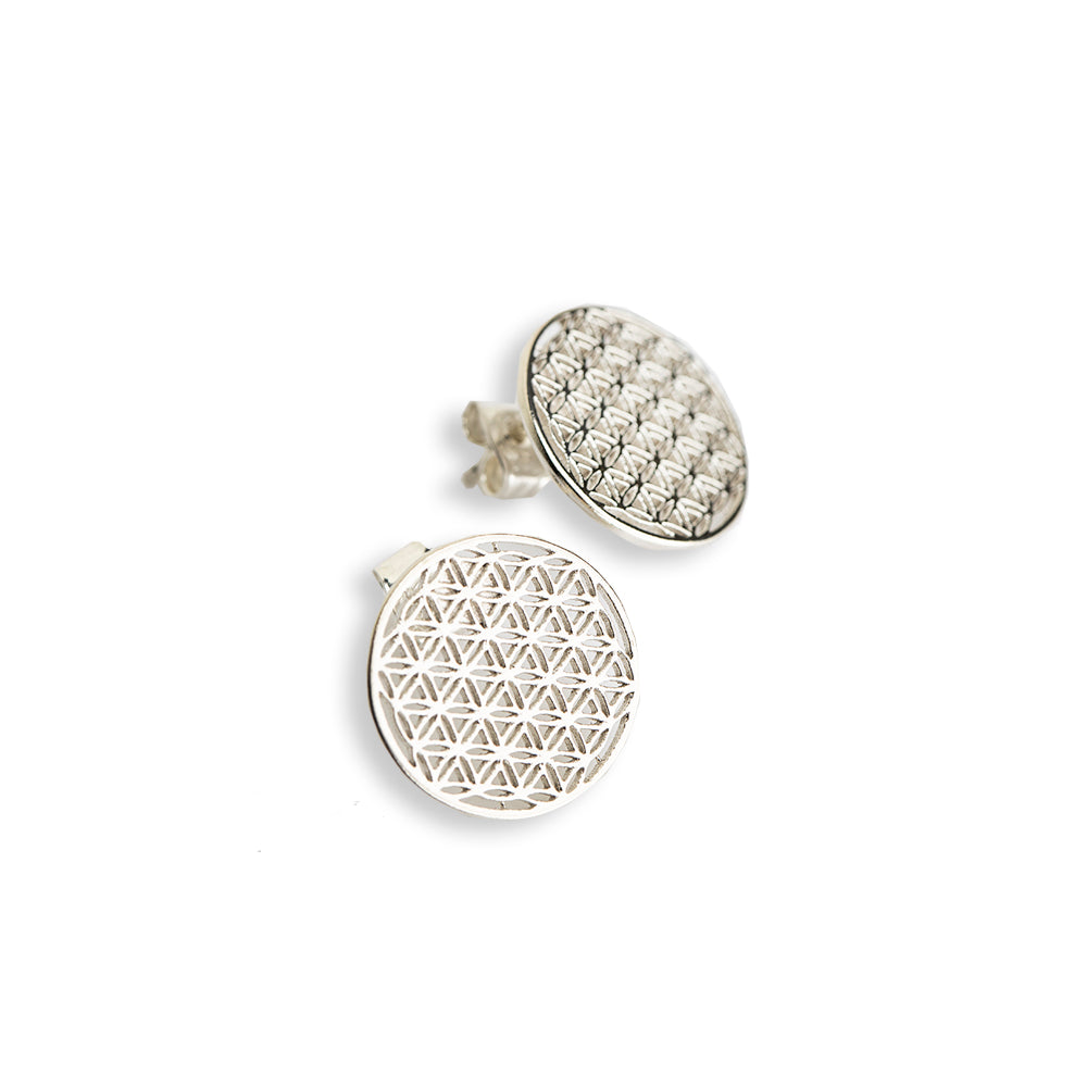 Flower Of Life Stud Earrings M