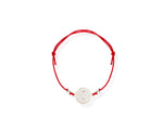 Flower Of Life Bracelet S – Red Cord