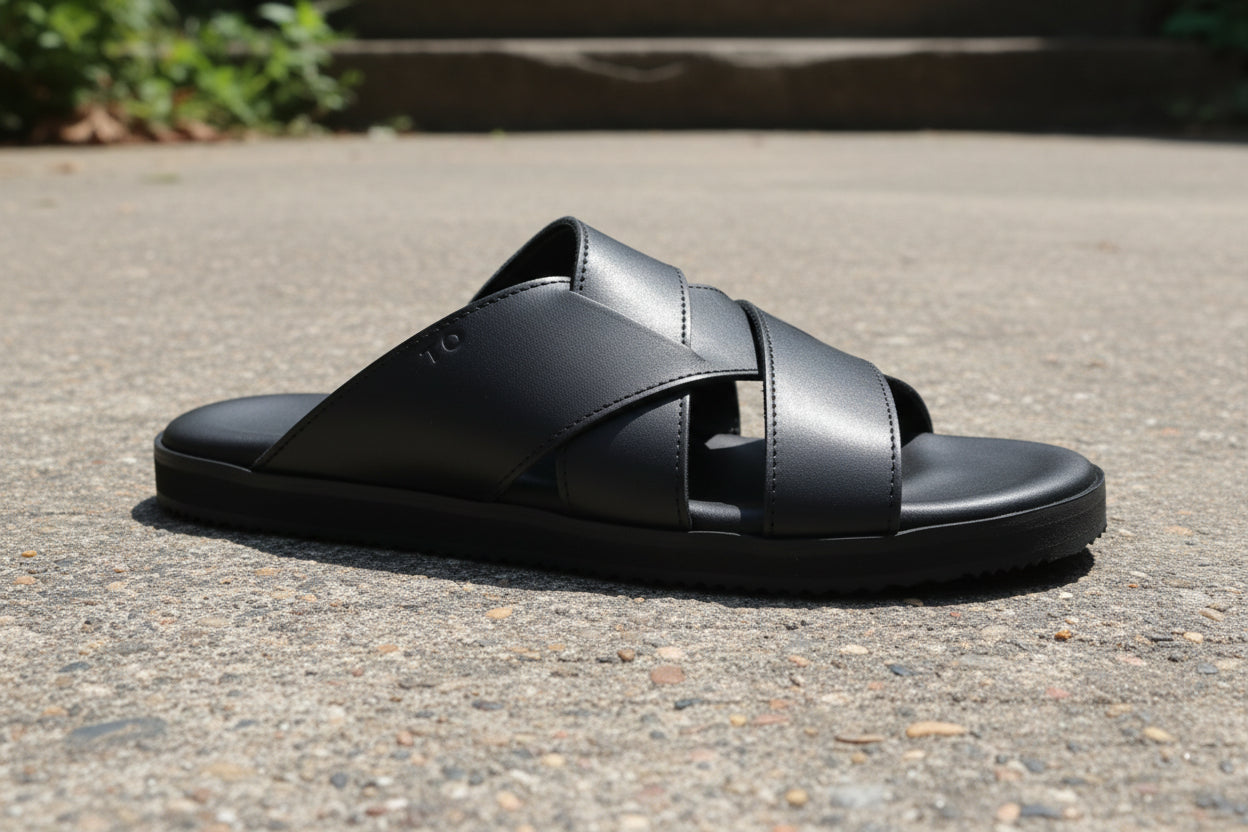Sandalias Helsinki para Él - Negro