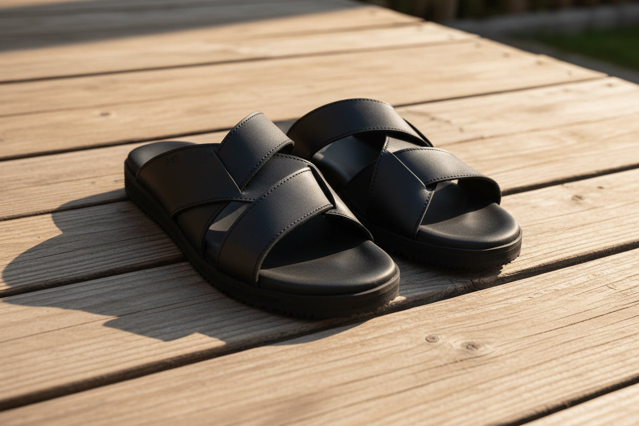 Sandalias Helsinki para Él - Negro