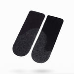 Felted Wool Mittens - Black, Dark Grey