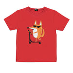 Kids Scootering Fox T-Shirt