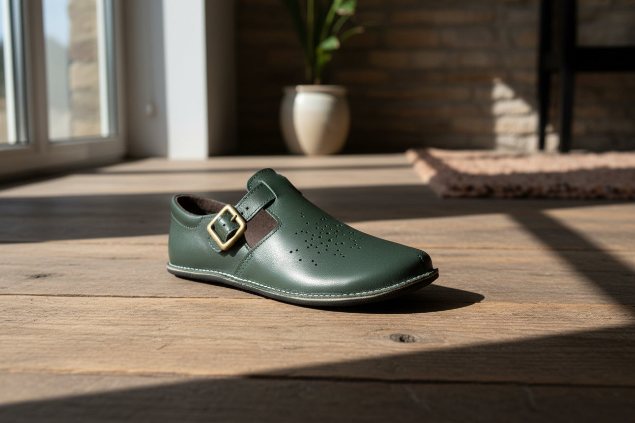 Zapatos Kuuda - Verde Oscuro