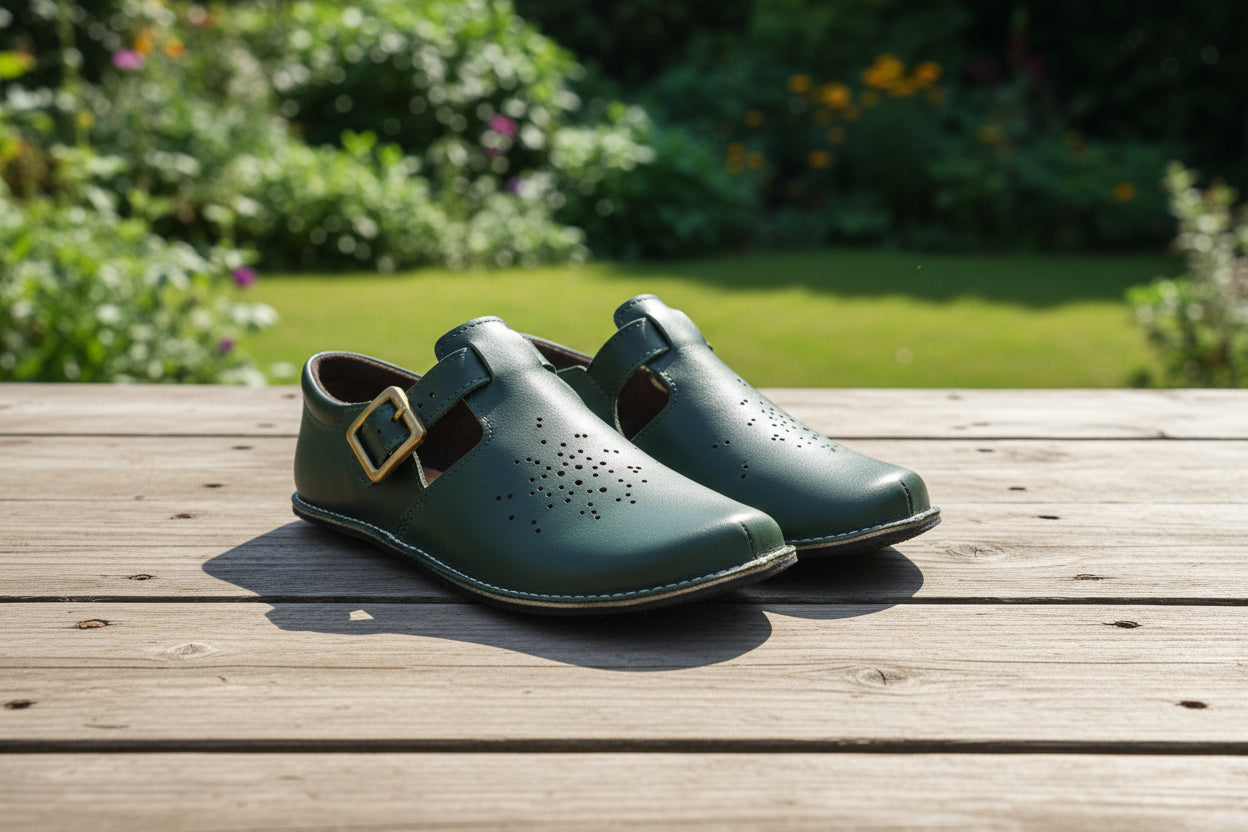 Zapatos Kuuda - Verde Oscuro