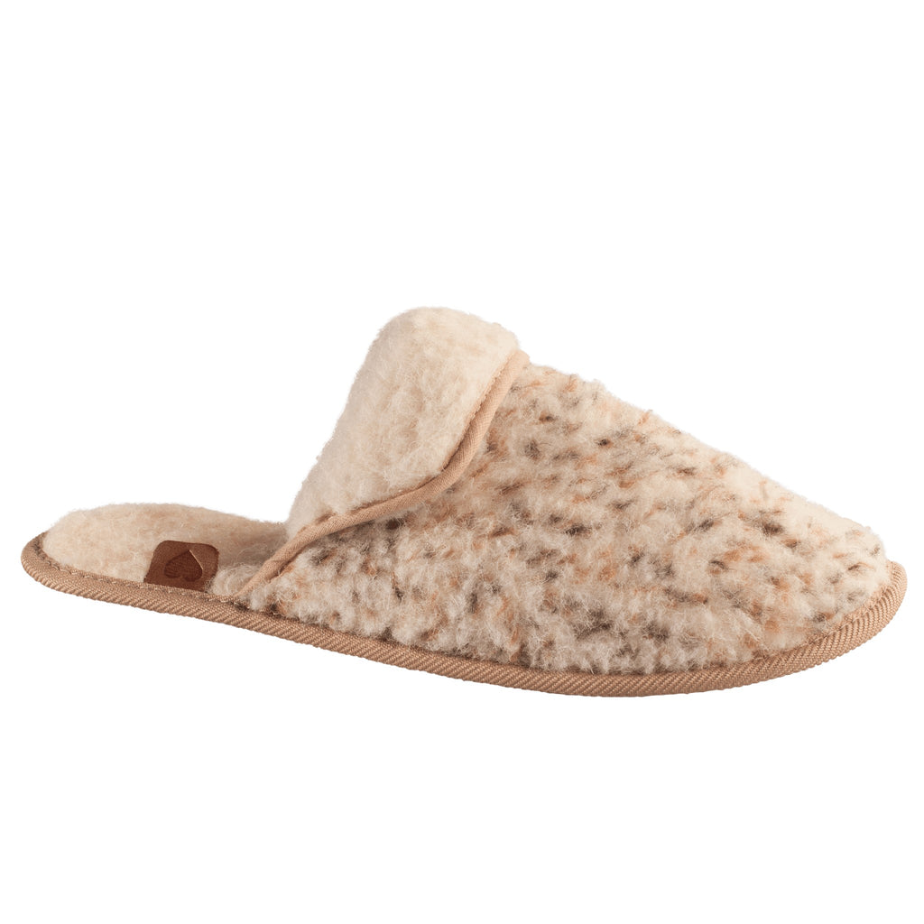 Pantofole in lana d'agnello Pähni - Beige