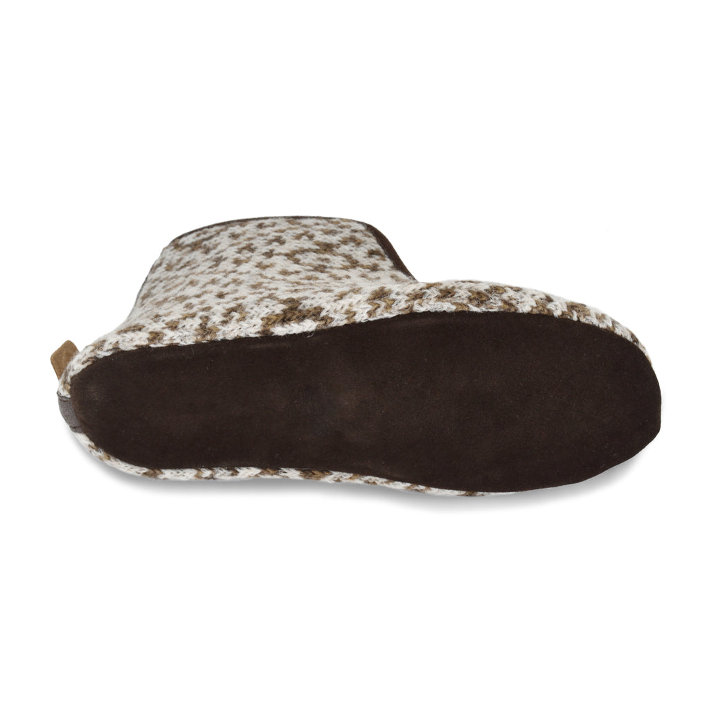 Hausschuhe aus Lammwolle Trolla - Beige