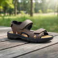 Sandalias Lauri de piel - Marrón