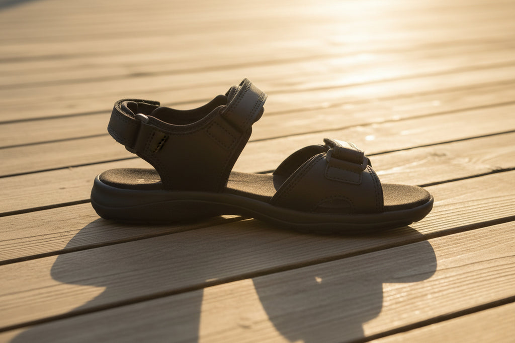 Liiva Ledersandalen für Damen - Schwarz