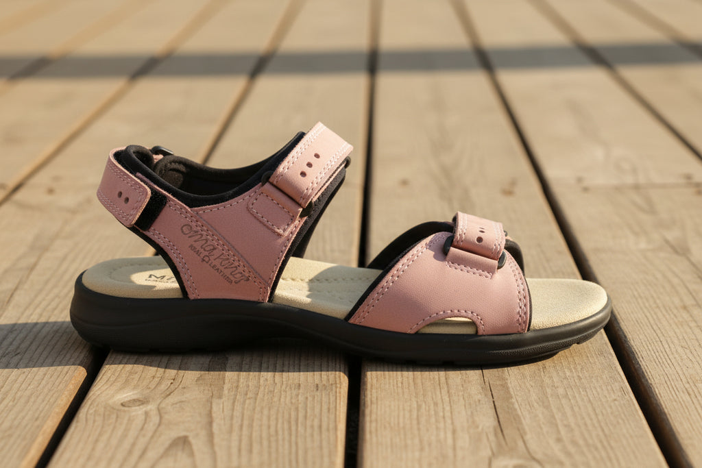 Liiva Sandalias de piel mujer - Rosa