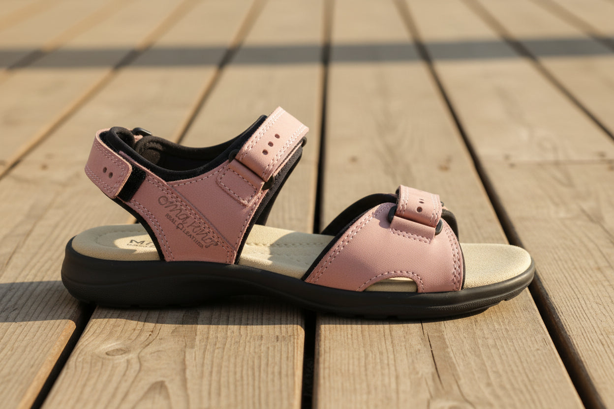 Liiva Sandalias de piel mujer - Rosa