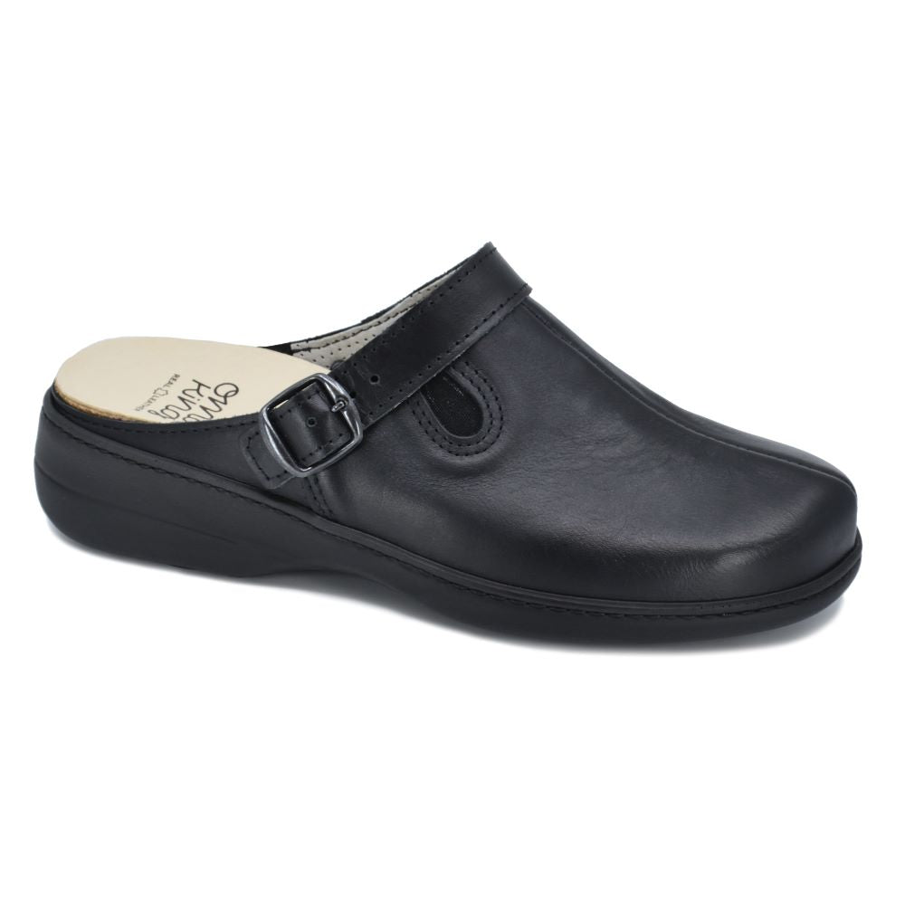 Loosu Geschlossene Ledersandalen - Schwarz