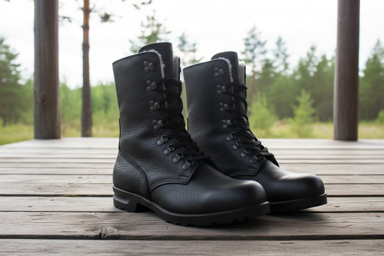M77, también conocidas como botas de combate noruegas, edición de invierno