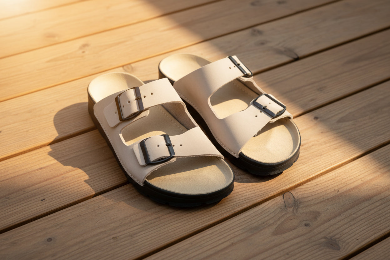 Sandalias Meeliku Piel – Beige