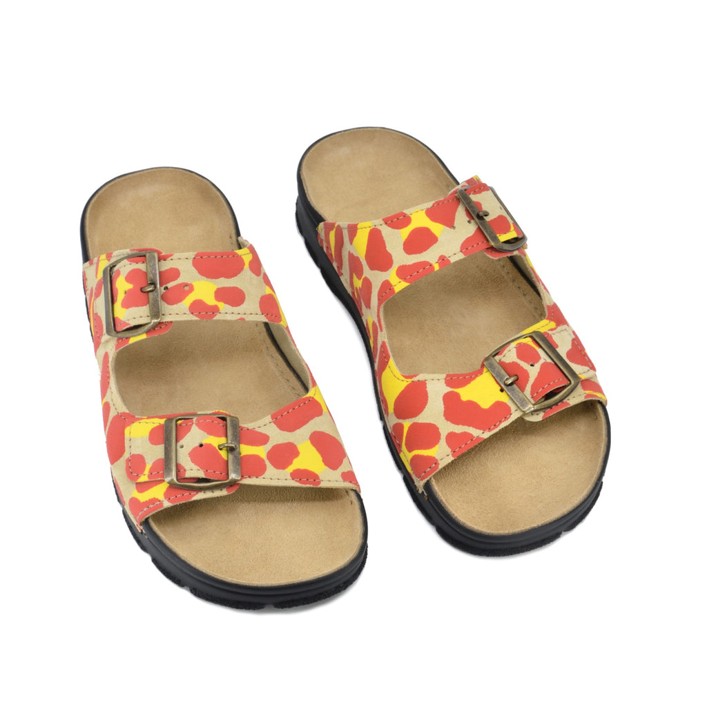 Meeliku Sandalen - Rood en Geel LE