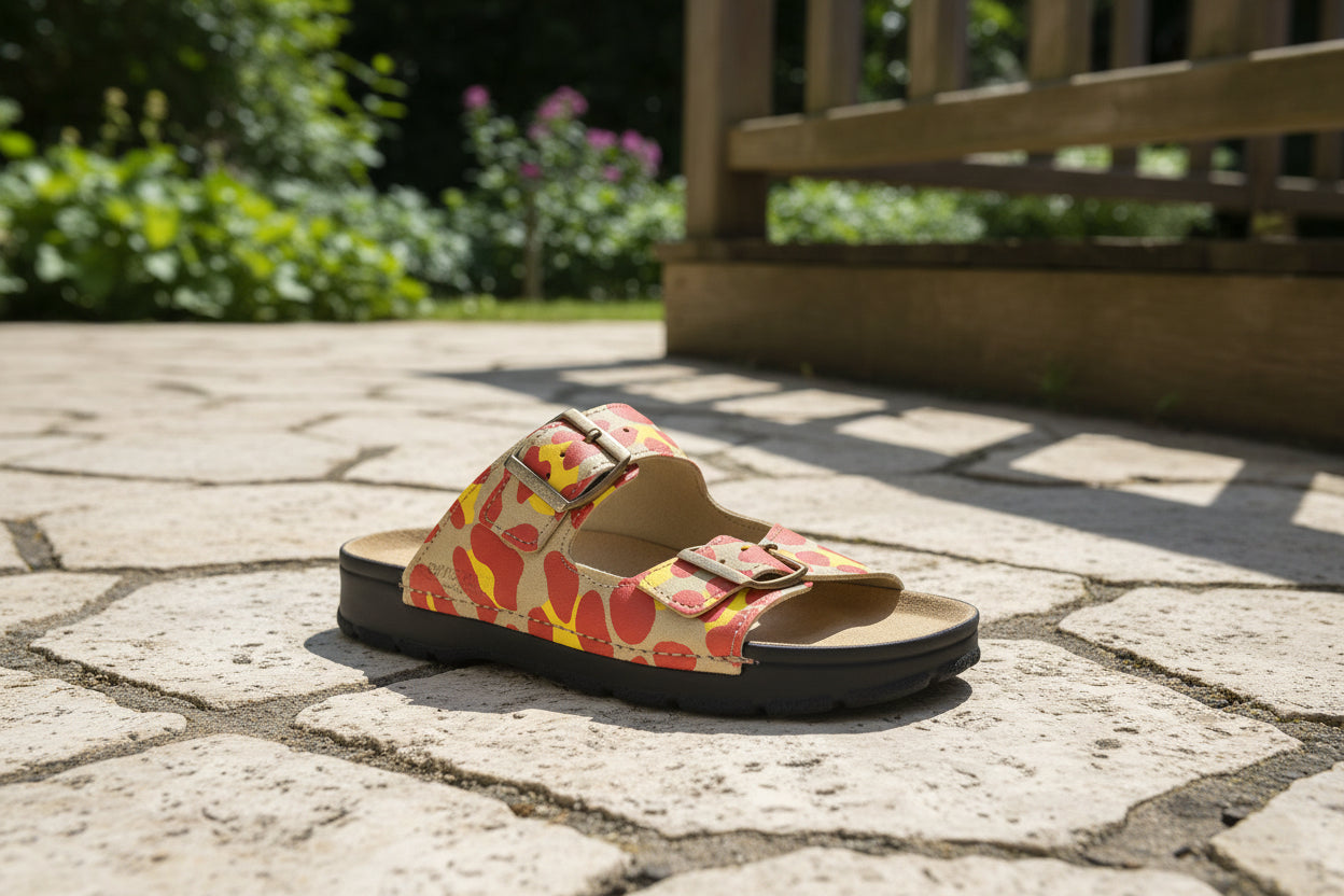 Sandalias Meeliku - Rojo y Amarillo LE