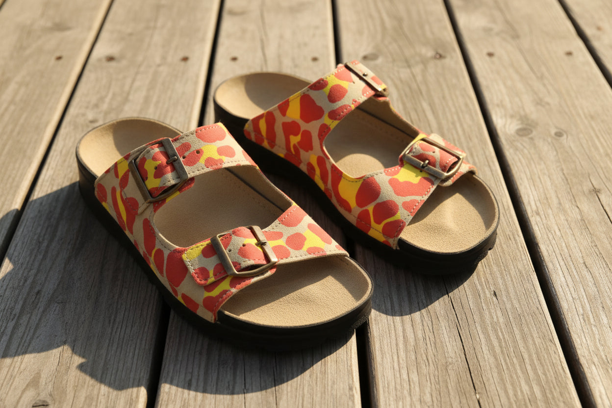Sandalias Meeliku - Rojo y Amarillo LE