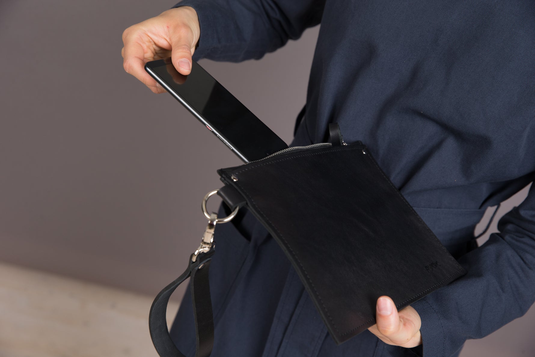 Clutch Nina With a Wrist Strap