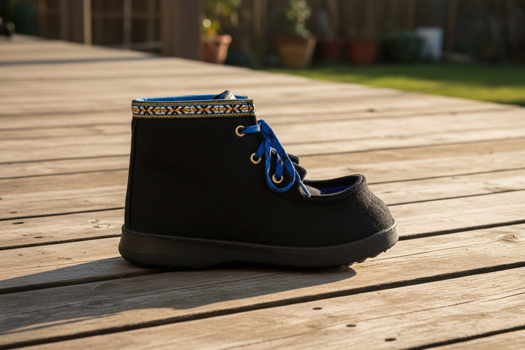 Nesna Lobben Felt Boots - Black
