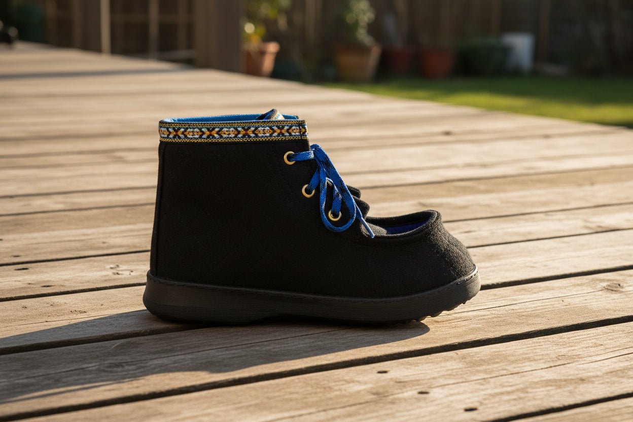 Botas de fieltro Nesna Lobben - Negro