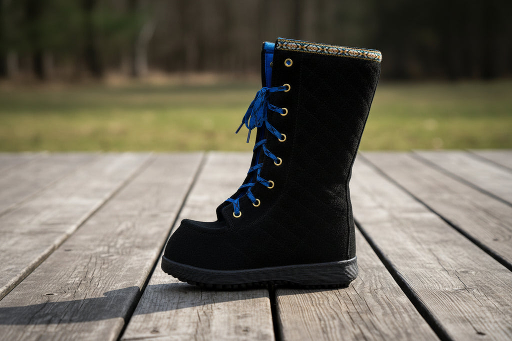 Polar Lobben Felt Boots - Black